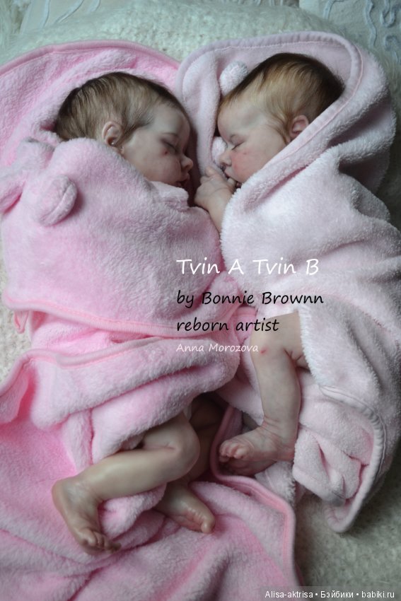 Tvin A и Tvin B - близняшки умиляшки. Куклы реборн Анны Морозовой. Часть 2