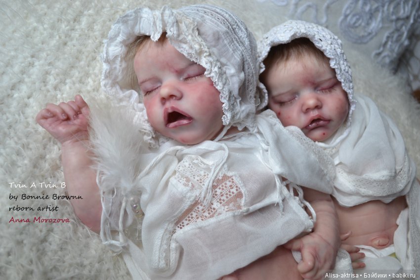 Tvin A и Tvin B - близняшки умиляшки. Куклы реборн Анны Морозовой. Часть 2 (фото 2)