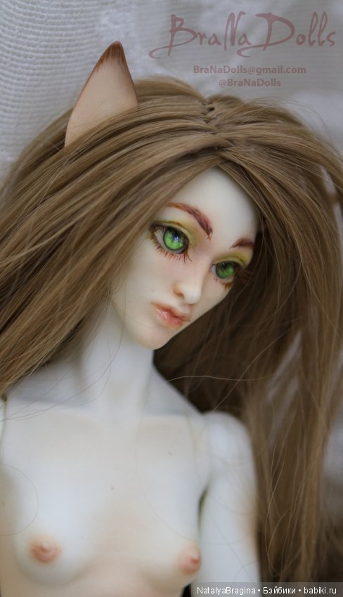 Кошка Амина — Авторские шарнирные куклы своими руками: лепка (фото 10)
