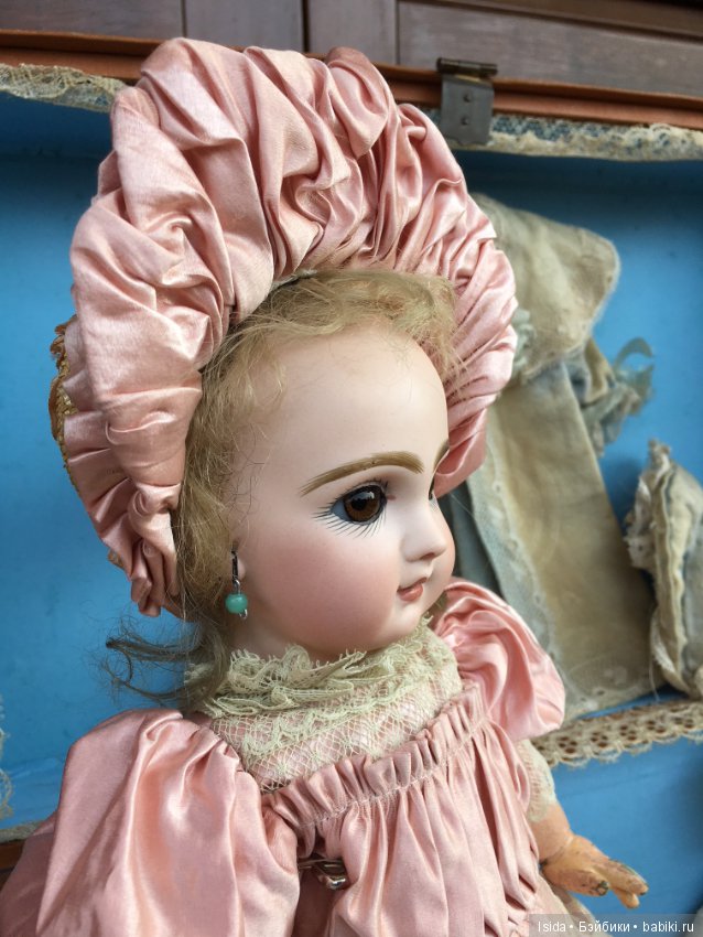 Demoiselle Jumeau с коробкой и великолепным оригинальным гардеробом (фото 5)