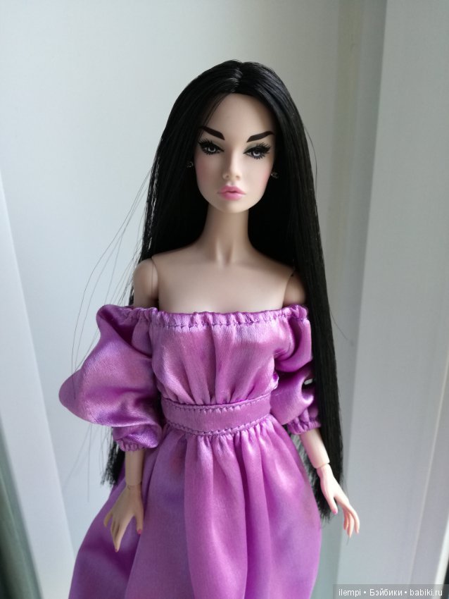 Перепрошитая Poppy Parker Сирень (фото 2)