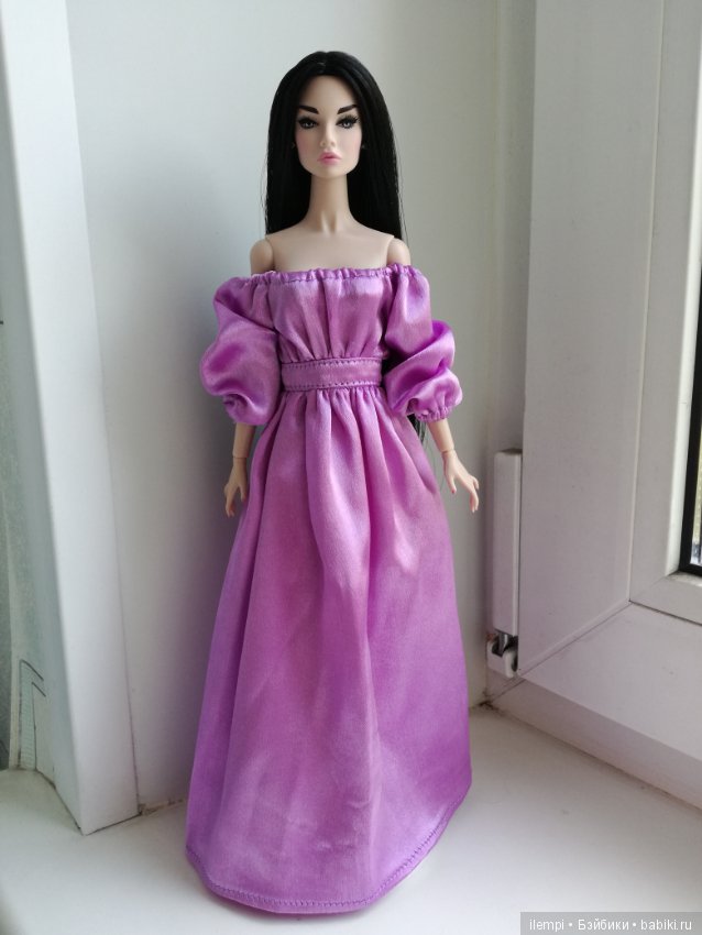 Перепрошитая Poppy Parker Сирень (фото 6)