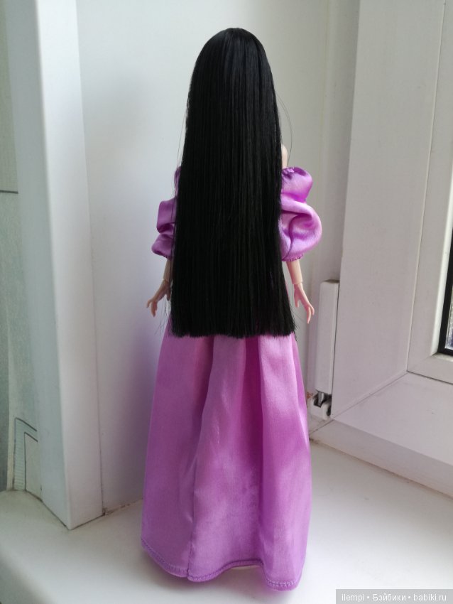 Перепрошитая Poppy Parker Сирень (фото 7)