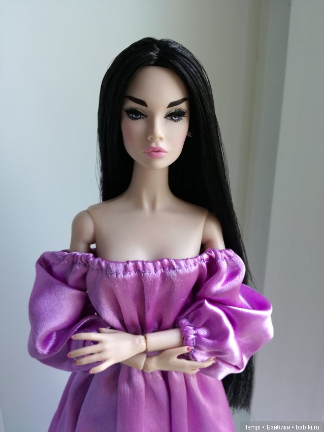 Перепрошитая Poppy Parker Сирень (фото 5)