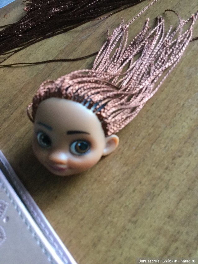 Новые волосы для малышки Моаны