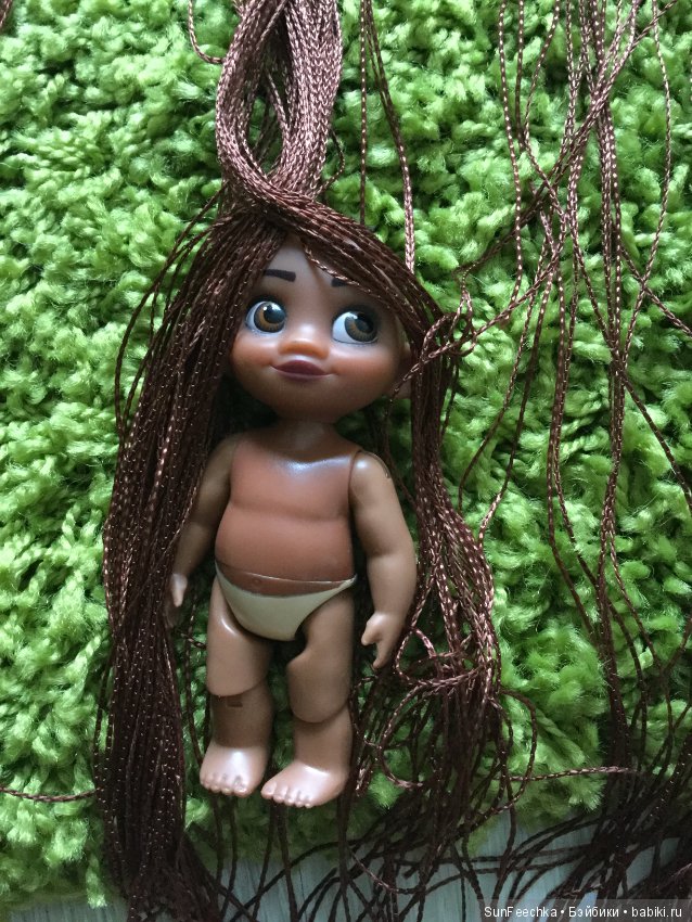 Новые волосы для малышки Моаны