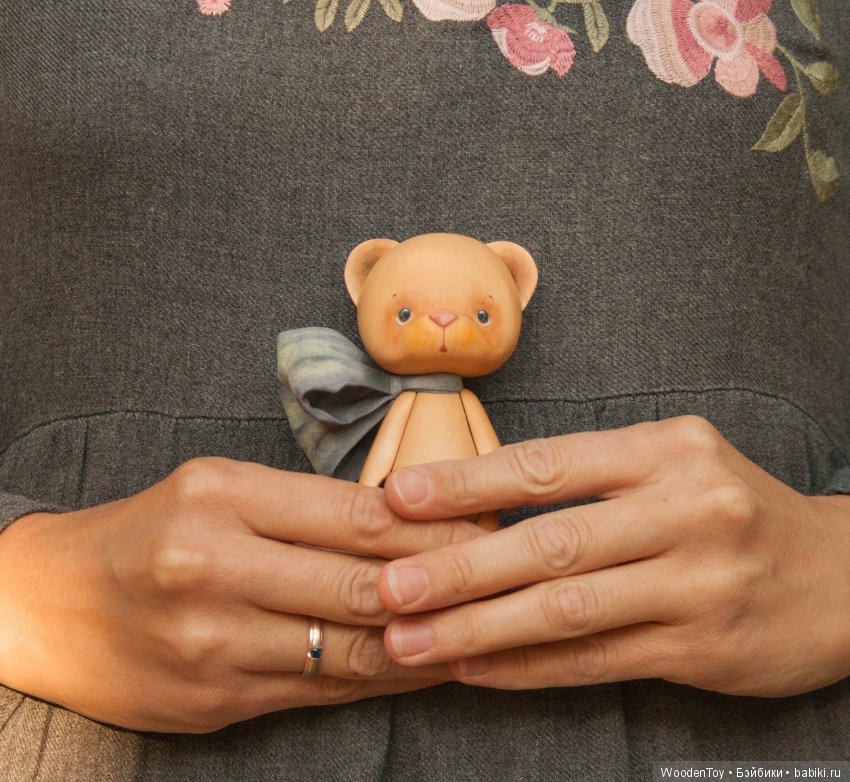 Самый большой мишка, которого я вырезала из кедра