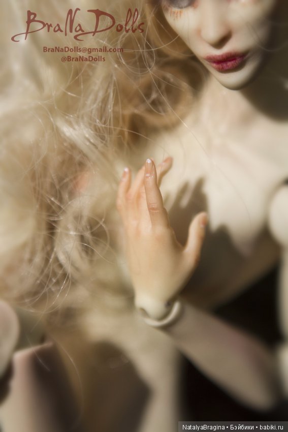 Кудряшка. Авторская шарнирная кукла (фото 2)