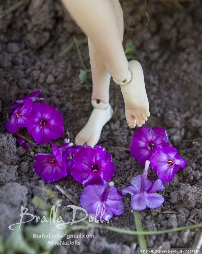 Кудряшка. Авторская шарнирная кукла