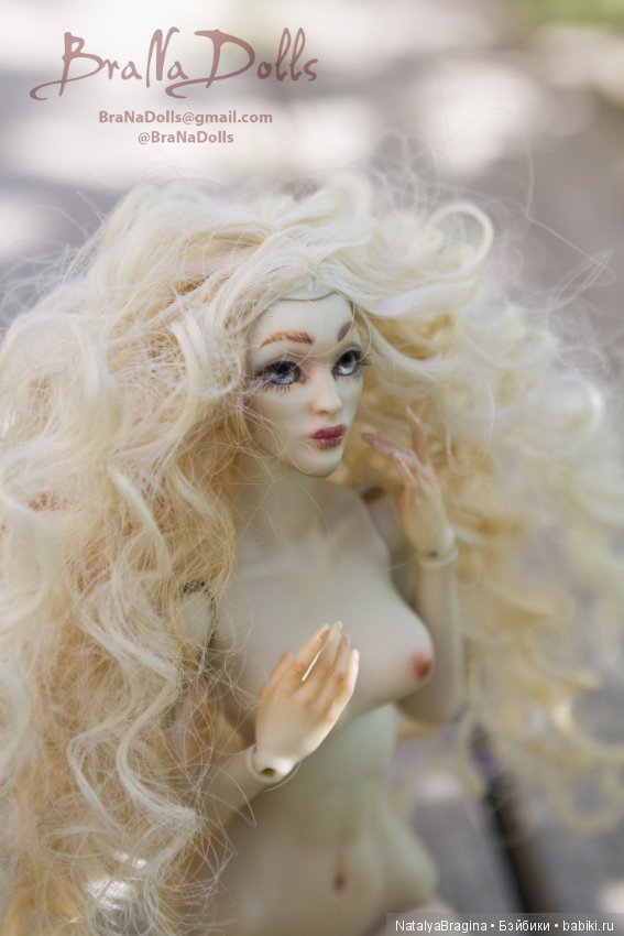 Кудряшка. Авторская шарнирная кукла (фото 8)