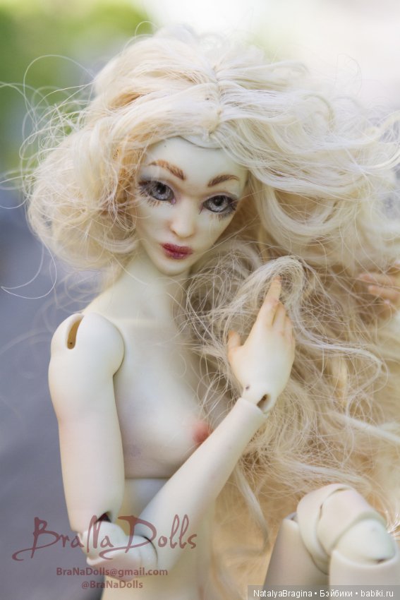 Кудряшка. Авторская шарнирная кукла (фото 10)