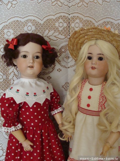 Про Бэллочку и Тамарочку — Редкие антикварные куклы и реплики: воск (фото 2)