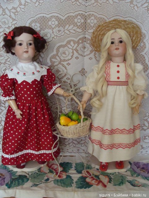 Про Бэллочку и Тамарочку — Редкие антикварные куклы и реплики: воск (фото 4)