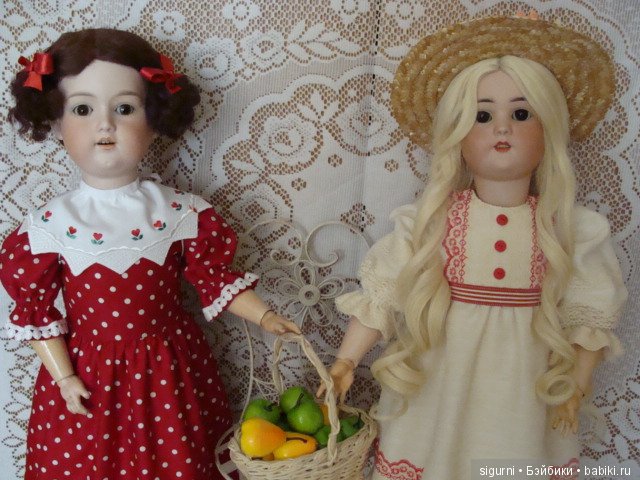 Про Бэллочку и Тамарочку — Редкие антикварные куклы и реплики: воск (фото 3)