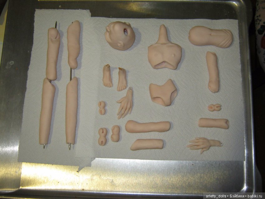 Куколка своими руками: шарнирный Пьеро (фото 4)