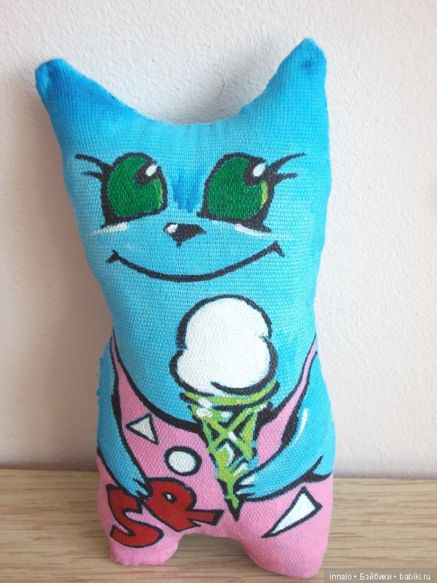 Котиков много не бывает — Текстильные игрушки и примитивы: кофейные