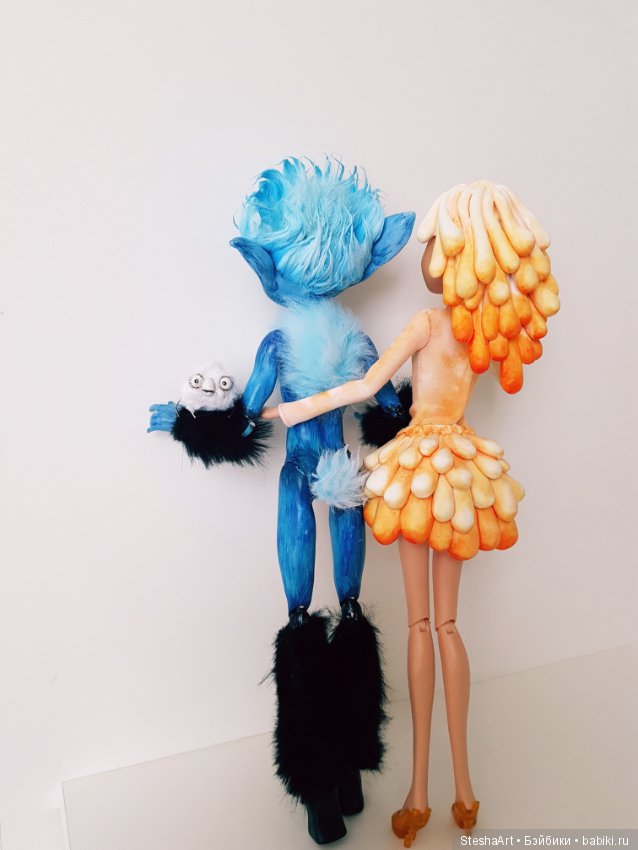 Мьюн и Глим — ООАК Monster High и Ever After High: репейнт