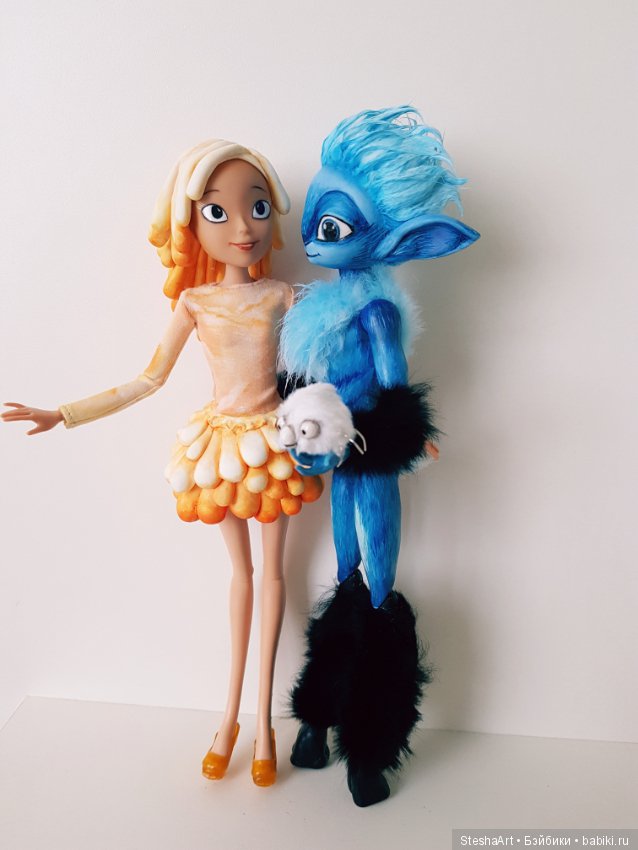 Мьюн и Глим — ООАК Monster High и Ever After High: репейнт (фото 9)