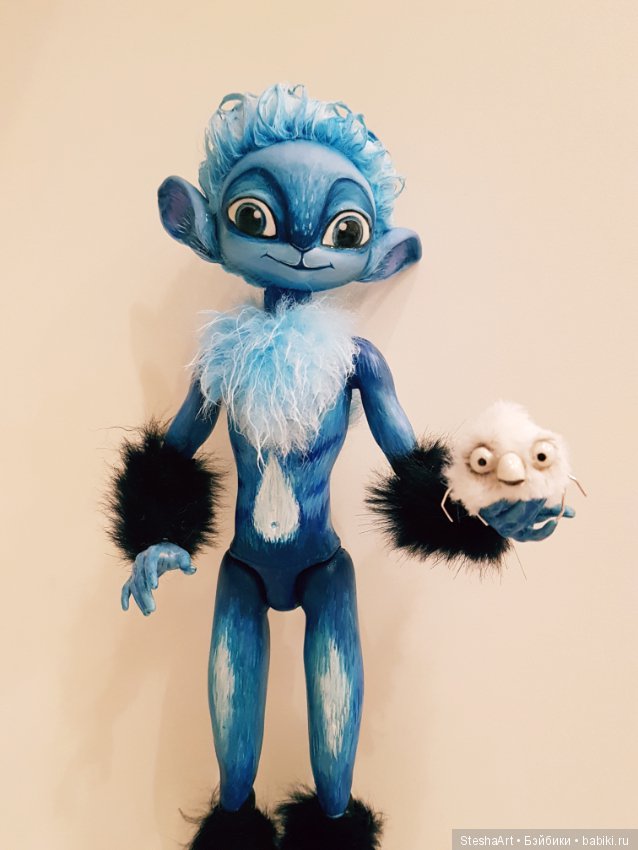 Мьюн и Глим — ООАК Monster High и Ever After High: репейнт (фото 2)