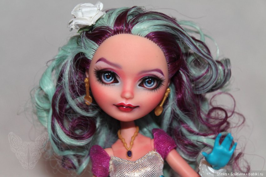Мэделлин Хэттер — ООАК Monster High и Ever After High: репейнт (фото 7)
