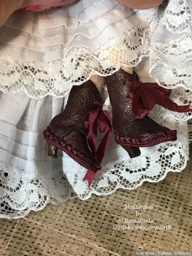 Визитный костюм 1874г. Миниатюра масштаба 1:12 (фото 10)