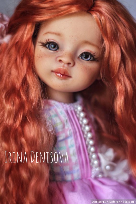 Рыжулька Диана — ООАК Paola Reina (Паола Рейна) и испанских кукол: перерисовка (фото 5)