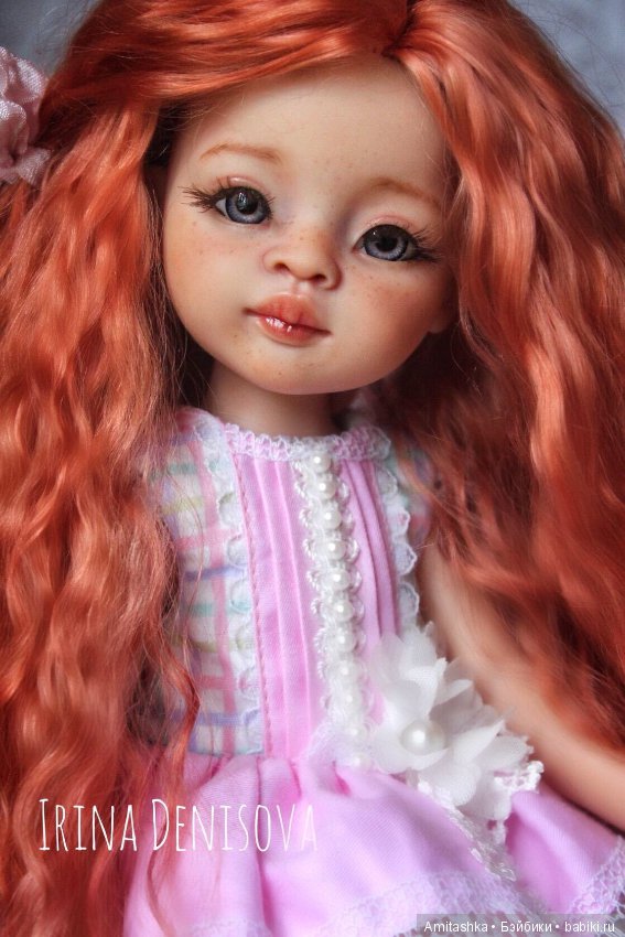 Рыжулька Диана — ООАК Paola Reina (Паола Рейна) и испанских кукол: перерисовка (фото 4)