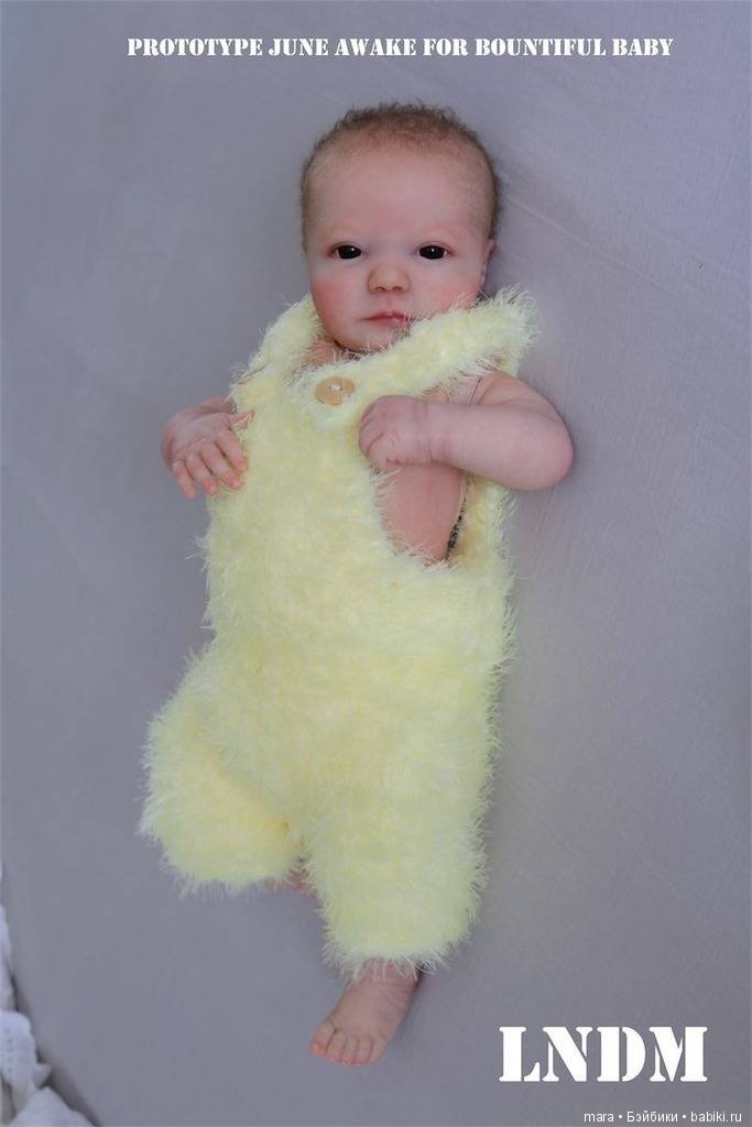 Realborn June Awake from Bountiful Baby, автор прототипа Marie Metayer