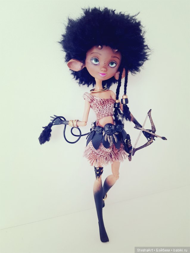 Маленький чертенок — ООАК Monster High и Ever After High: репейнт (фото 2)