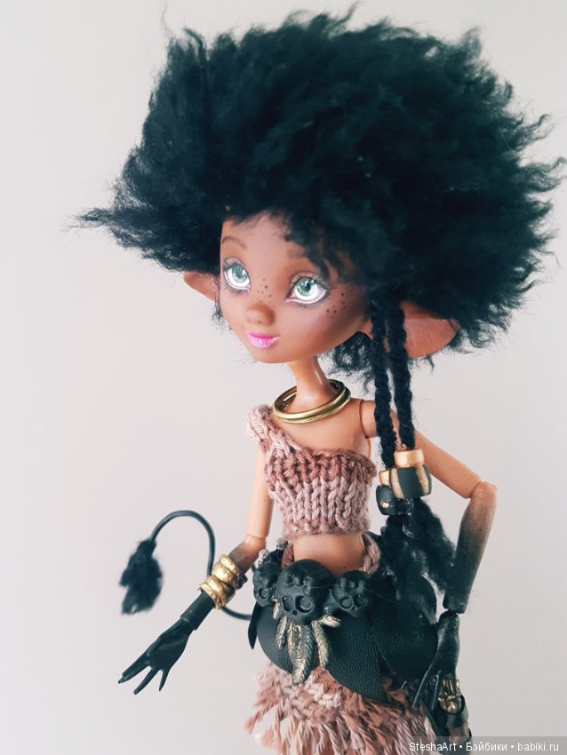 Маленький чертенок — ООАК Monster High и Ever After High: репейнт (фото 4)