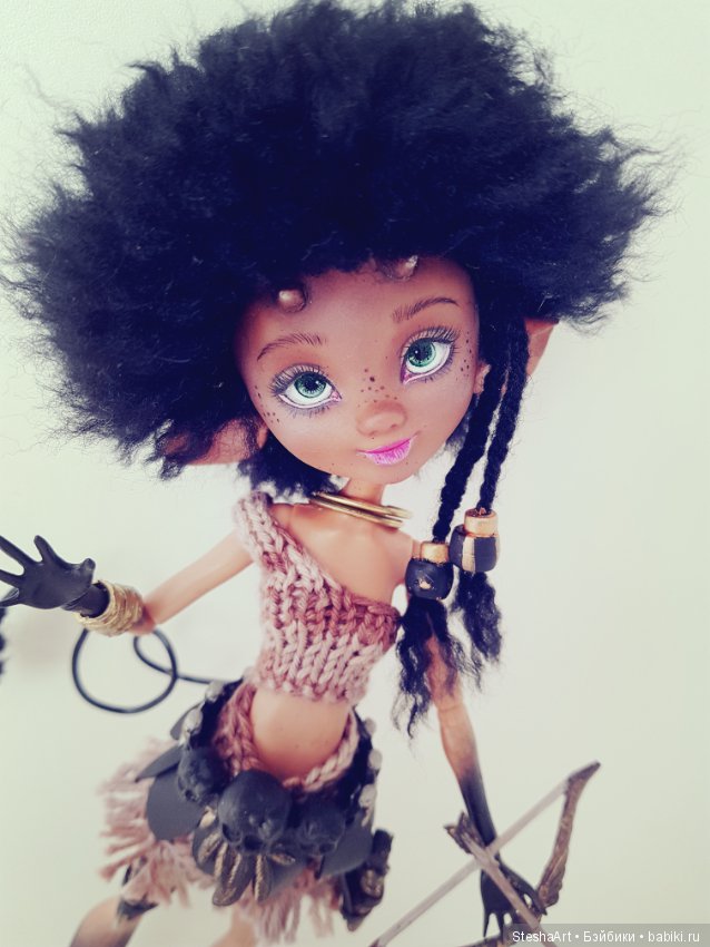 Маленький чертенок — ООАК Monster High и Ever After High: репейнт (фото 8)