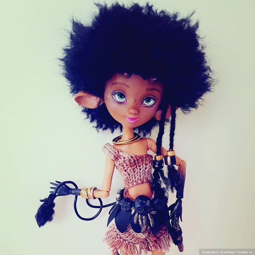 Маленький чертенок — ООАК Monster High и Ever After High: репейнт (фото 6)