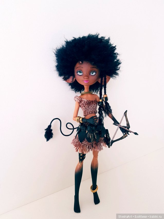 Маленький чертенок — ООАК Monster High и Ever After High: репейнт (фото 7)