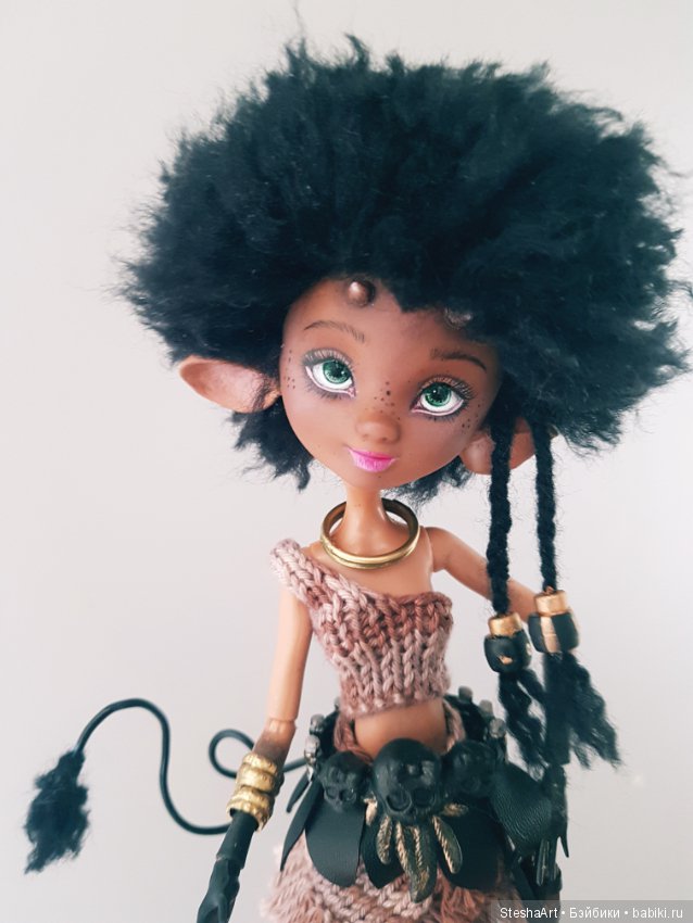 Маленький чертенок — ООАК Monster High и Ever After High: репейнт