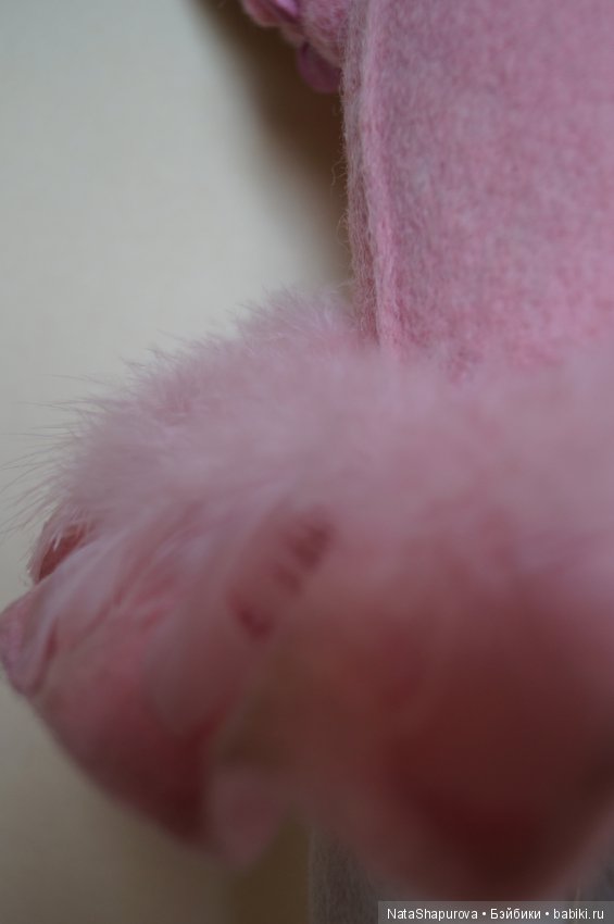 Тата. Маленькая балерина — Авторские куклы из шерсти (валяние): сухое (фото 6)