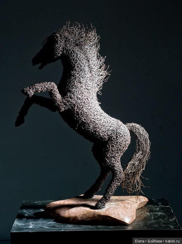 Скульптуры из проволоки от Маттиа Тротта (фото 8)