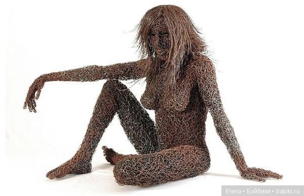 Скульптуры из проволоки от Маттиа Тротта (фото 10)