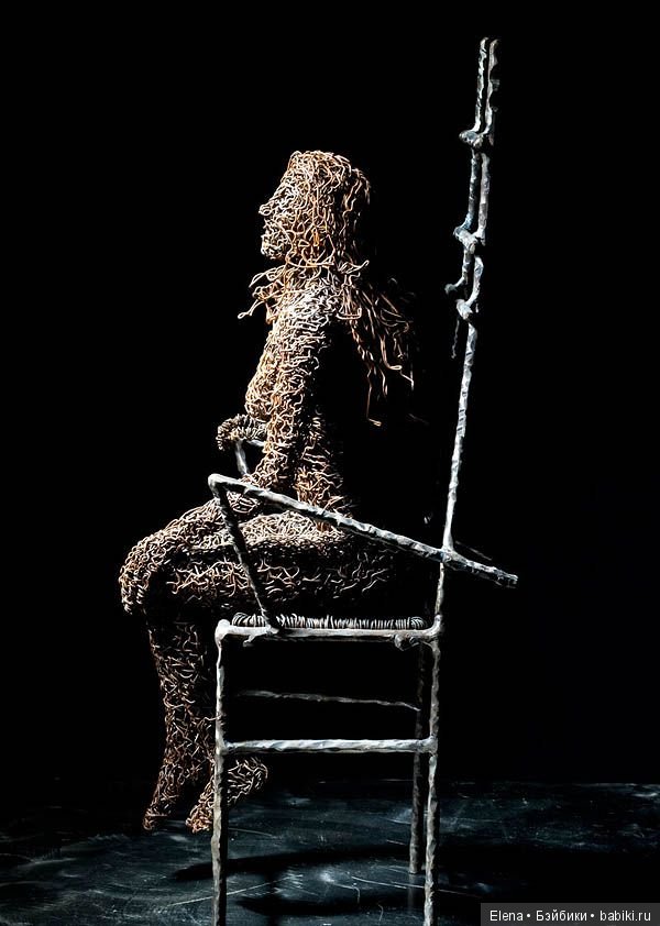 Скульптуры из проволоки от Маттиа Тротта (фото 2)