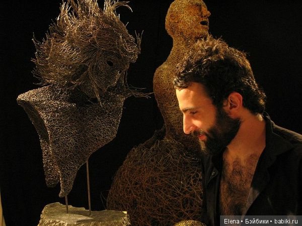 Скульптуры из проволоки от Маттиа Тротта (фото 9)