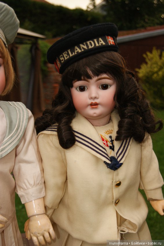 Антикварные куклы Simon & Halbig für Franz Schmidt симпатичные близняшки Флорентин и Северин (фото 2)