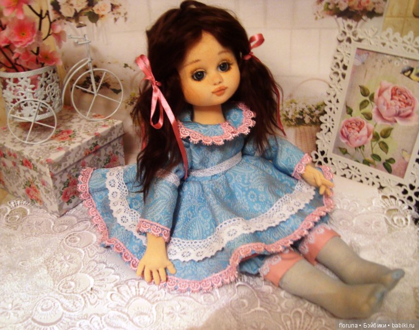 Катюша. Текстильная кукла (фото 3)