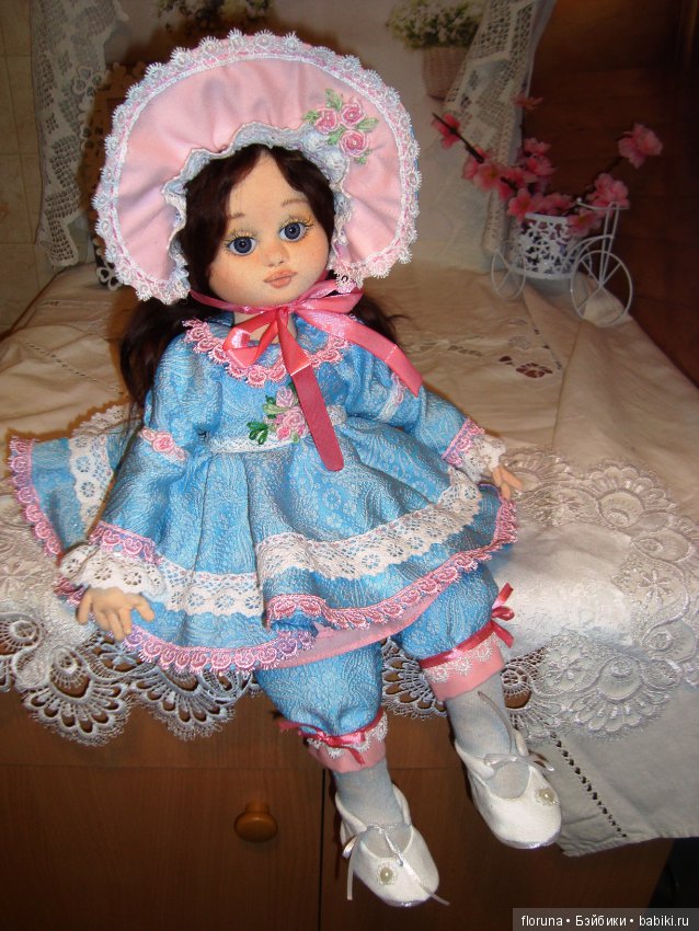 Катюша. Текстильная кукла (фото 5)