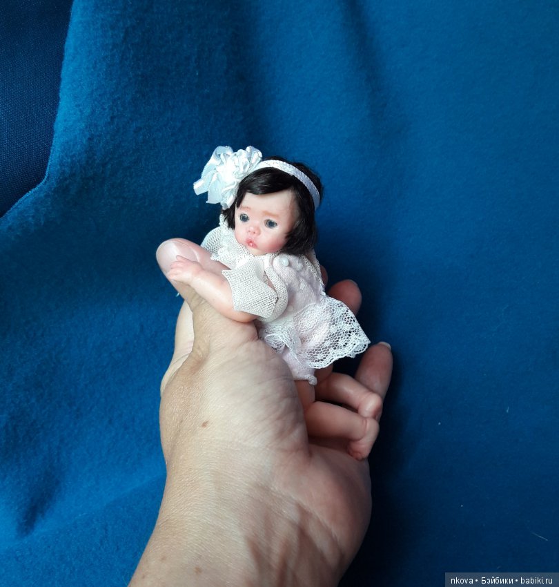 Авторские мини куколки из полимерной глины (фото 7)