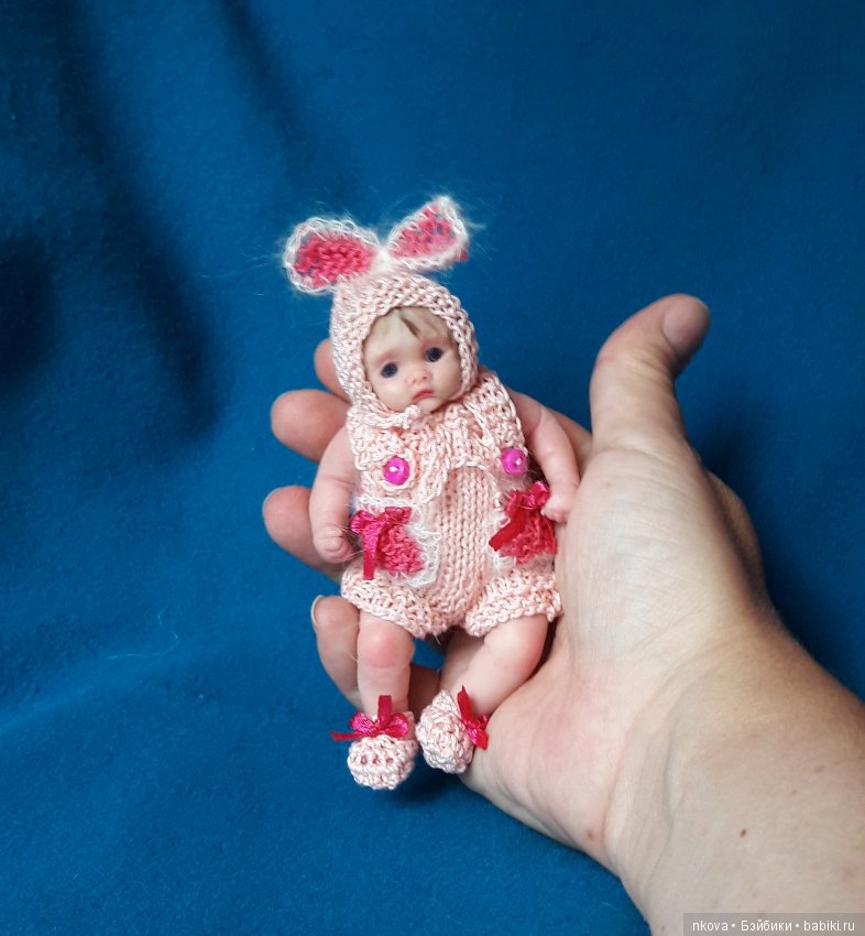 Авторские мини куколки из полимерной глины (фото 6)