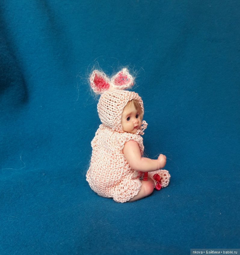 Авторские мини куколки из полимерной глины (фото 3)