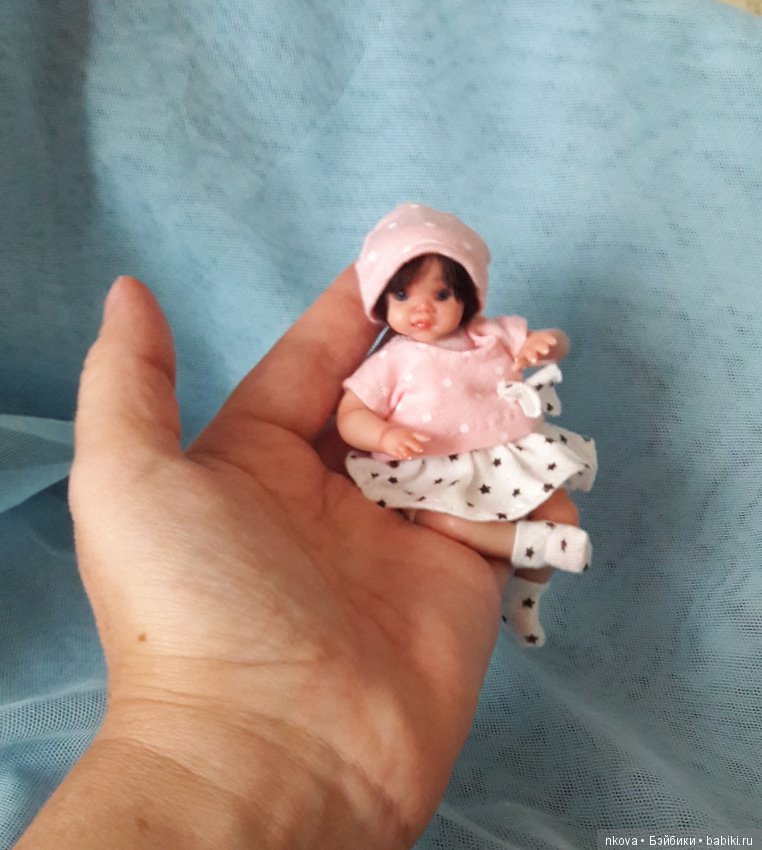 Авторские мини куколки из полимерной глины