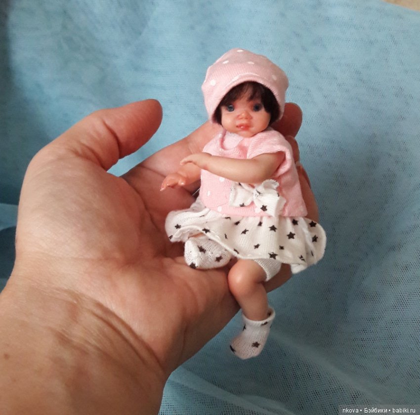 Авторские мини куколки из полимерной глины