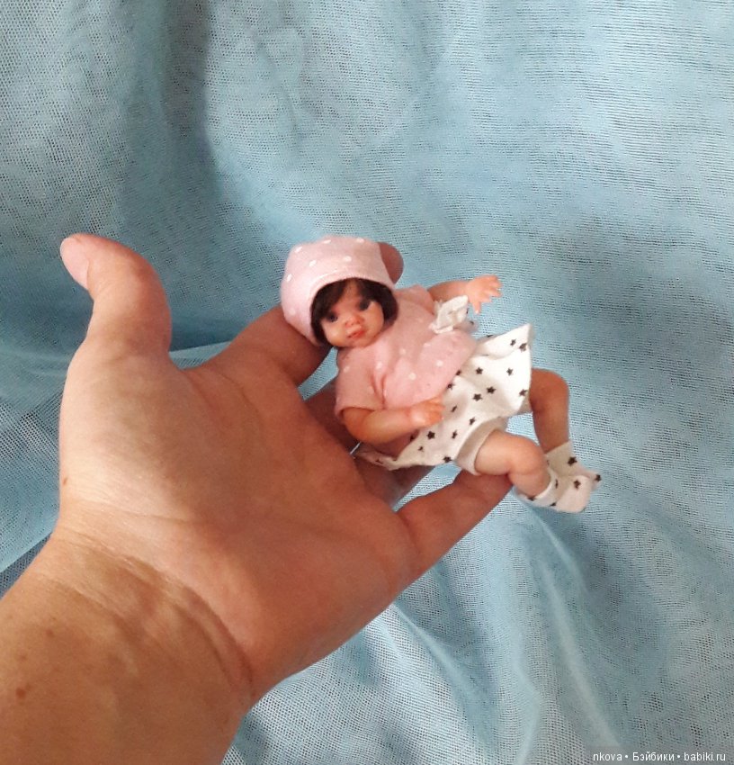 Авторские мини куколки из полимерной глины