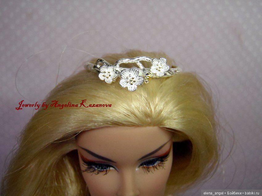Украшения для волос "Весна" для кукол ростом 12" (фото 7)