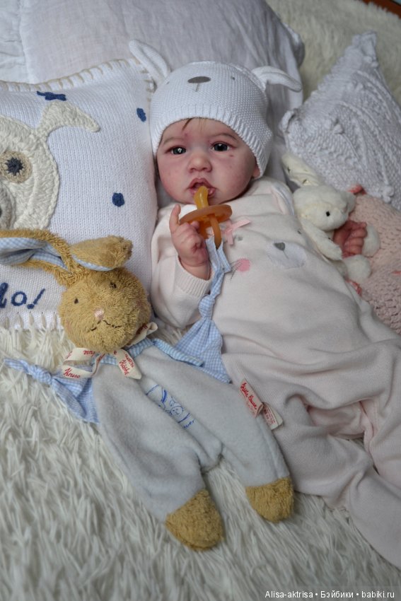 Саския маленький пушистый зайка! Куклы-реборн Анны Морозовой (фото 2)
